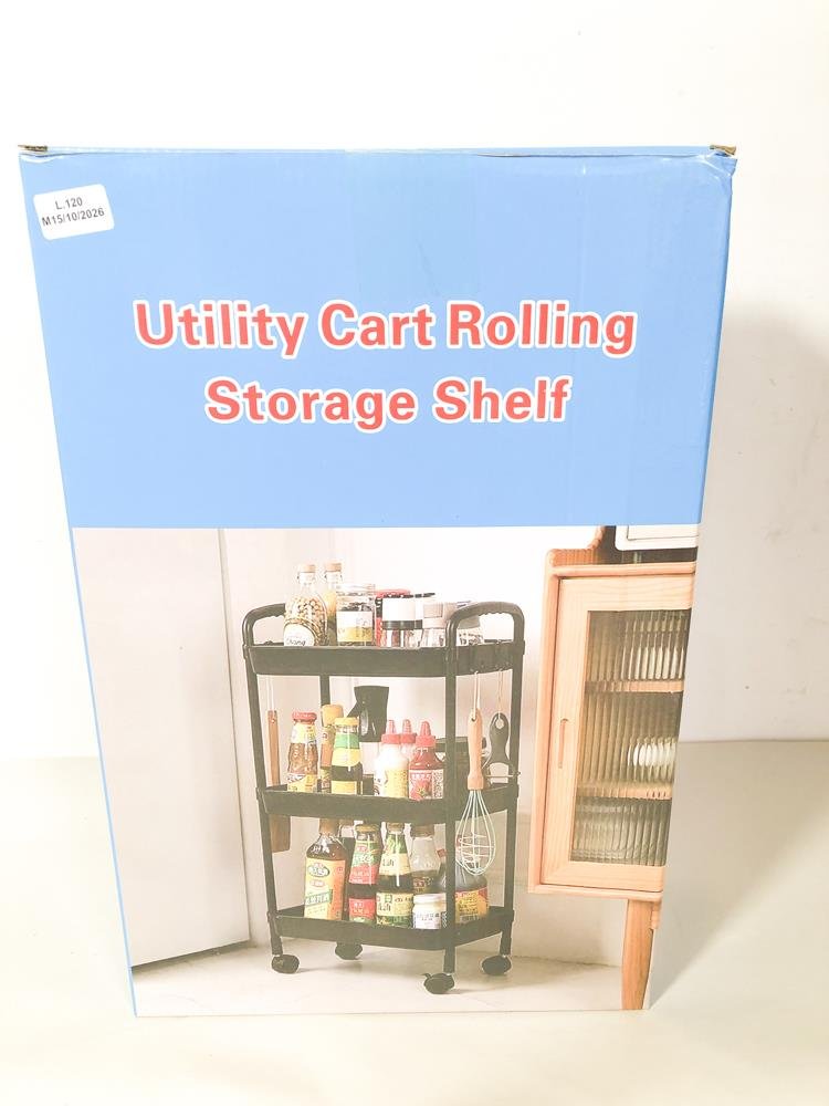 Estantería Rodante de Almacenamiento "Utility Cart Rolling Storage Shelf" Nueva en Caja