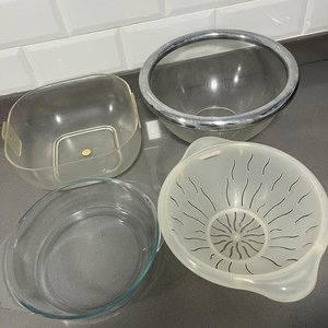 Set de Bols y Ensaladera Guzzini de Vidrio y Plástico - imagen 2