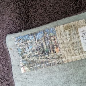 Alfombra Rectangular Gris Pelo Corto - imagen 3