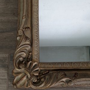Espejo Rectangular con Marco Ornamentado y Relieve - imagen 3