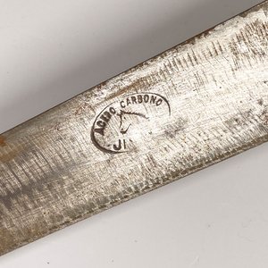 Cuchillo de Acero al Carbono Jinete con Cabo de Guampa y Vaina, 29 cm - imagen 3