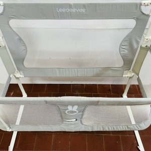 Cuna Corral Portátil para Bebé Leeoevee Gris - imagen 6