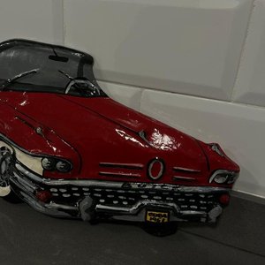 Pieza Decorativa Artesanal de Auto Clásico Cubano - imagen 2