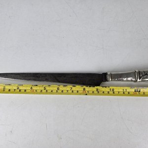 Cuchillo de Acero al Carbono con Mango de Platería Criolla - imagen 8