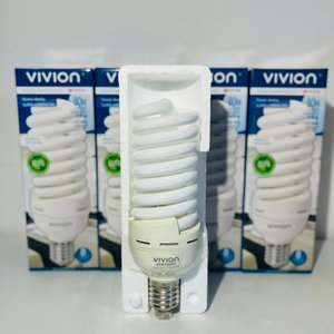 Lote x4 Lámparas Bajo Consumo Vivion 80W Luz Fría - imagen 3