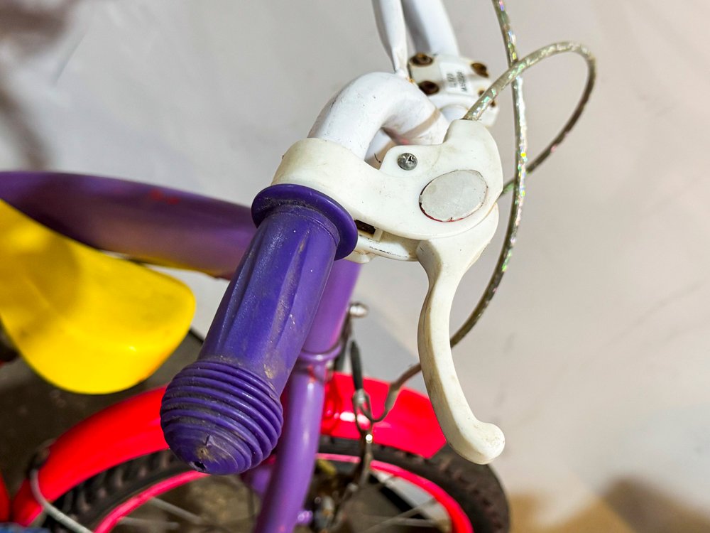 Bicicleta infantil violeta/rosa rodado 14 - Equipamiento deportivo para niños - imagen 3
