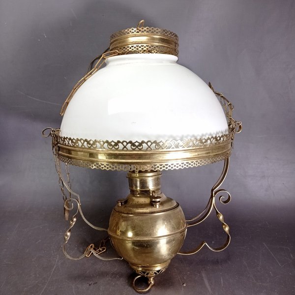 Colgante Colonial con Depósito y Opalina, Diámetro 35cm - imagen 1