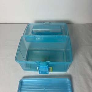 Botiquín Organizador Plástico Azul con Reparticiones - imagen 9