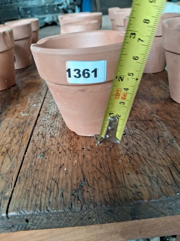 Lote de macetas de barro terracota - imagen 2