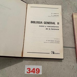 Biología General: Colección de Tomos por Lamotte y L'Heritier (Ed. Alhambra) - imagen 3