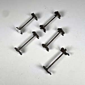 Juego de 5 Posa Cubiertos de Metal Blanco con Diseño de Pica - imagen 4