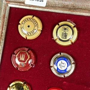 Cuadro Decorativo con 35 Tapas de Champagne Coleccionables - imagen 4