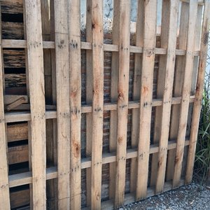 4 Pallets Grandes de Madera Curada para Cerramientos - imagen 2