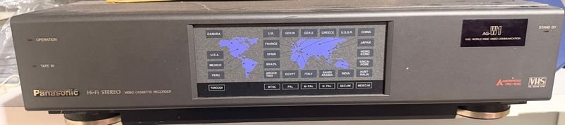 Lote anterior: Grabadora de videocasete Panasonic AG-W1 de alta fidelidad