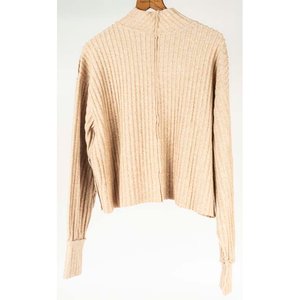Buzo Zara Manga Larga Talle M Beige Mujer - imagen 2