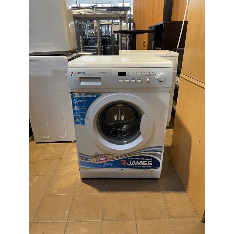 Lavarropas James LR 1005 E Blanco con Detalle de Óxido