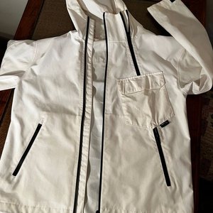 Campera Blanca Cordura Talle L Impermeable - imagen 1
