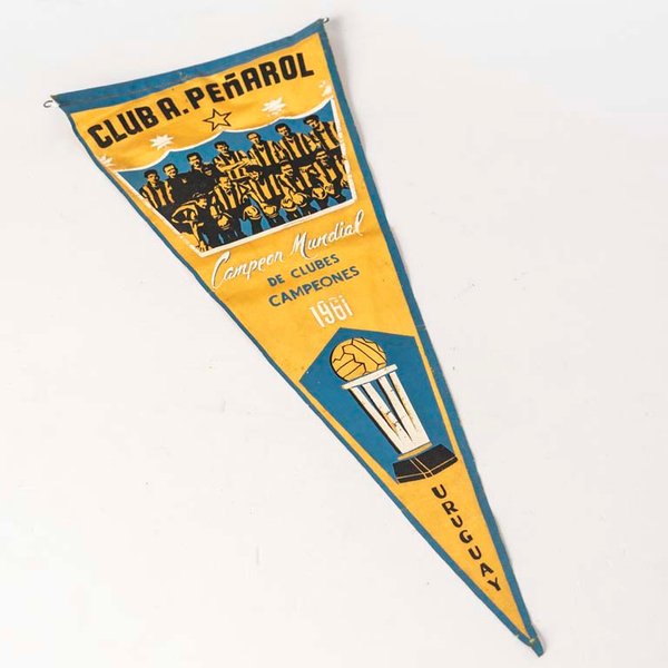 Banderín de Peñarol Campeón Mundial de Clubes 1961