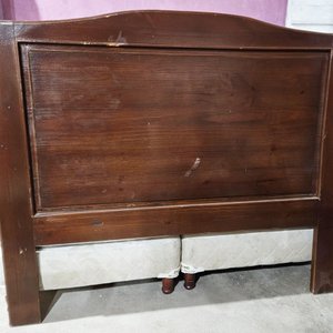 Lote siguiente: Respaldo somier madera maciza