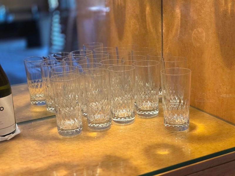 Vasos altos de cristal en excelente condición - imagen 3