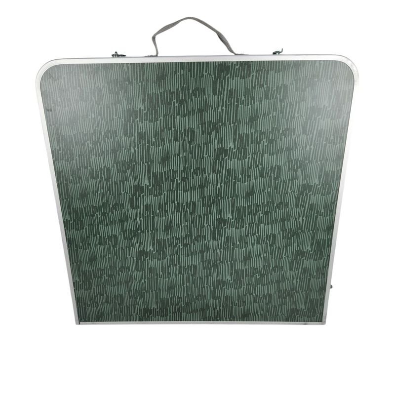 Mesa Plegable de Camping Verde para 4-6 Personas