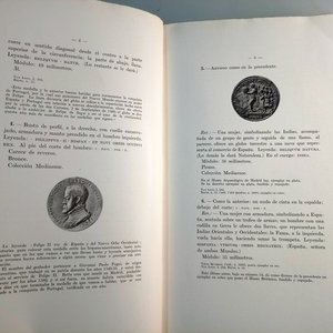 Libro Medallas Europeas Relativas a América de J. T. Medina, tapa dura, ilustrado, 1924 - imagen 9