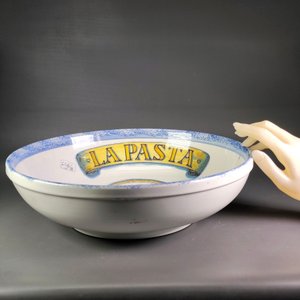 Bowl Grande Profundo Loza Italiana "La Pasta" "Le Antiche Ricette" - 34cm - imagen 3