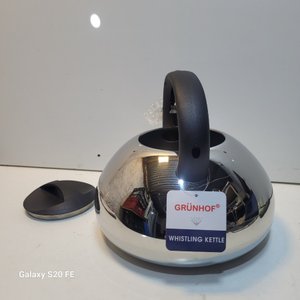 Pava de Acero Inoxidable Grünhof con Silbato - Capacidad 4.5L - imagen 3