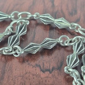 Cadena de Plata con Diseño Geométrico - imagen 2