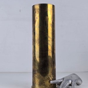 Casquillo de Artillería de Latón Estadounidense 105mm WWII - imagen 1