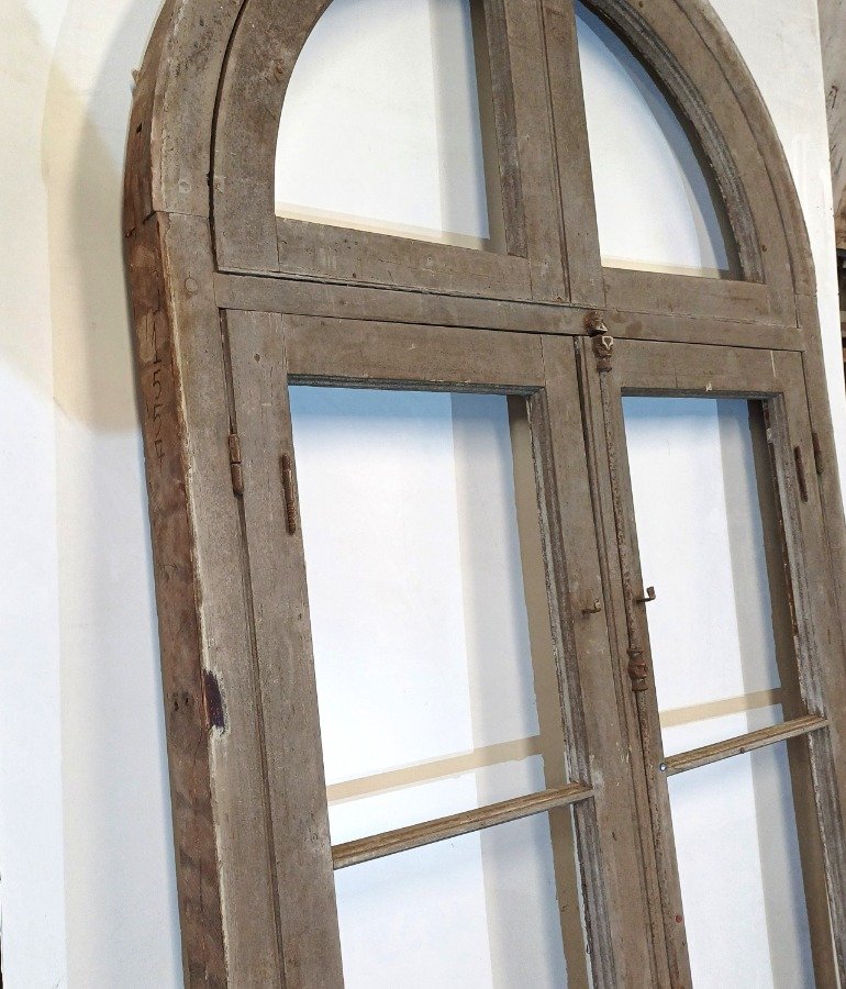 Ventana antigua de madera con marco carpanel - imagen 5