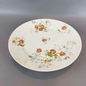 Lote siguiente: Plato de Torta Limoges Antiguo con Flores