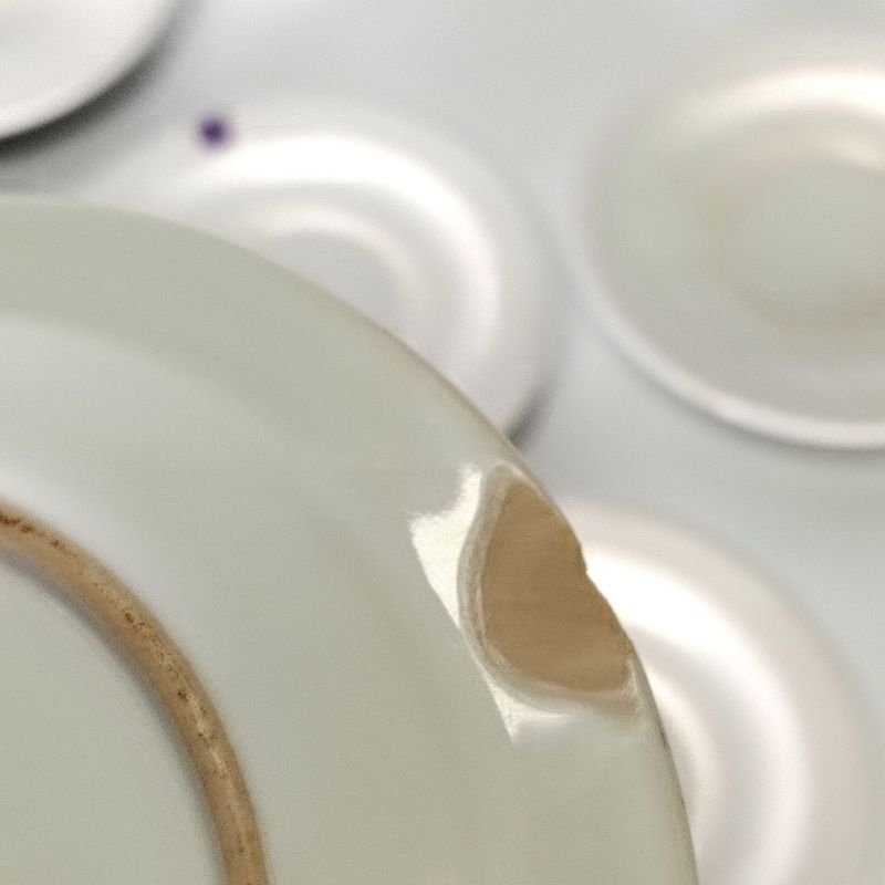 Platos de porcelana con logo de La Casa Violeta - imagen 4