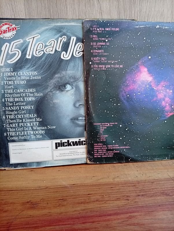 Lote de 3 Vinilos LP "Ensaladas" - Música de los 70 y 80