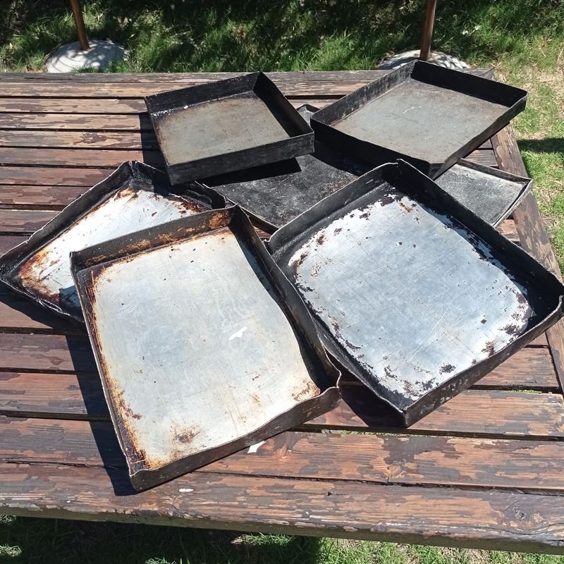Conjunto de platos y bandejas de plata - imagen 4