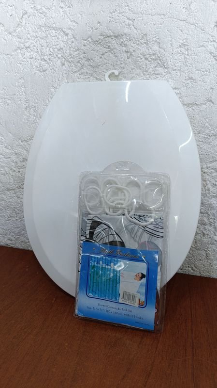 Asientos de baño y gafillas de agua Tapa Water + Cortina