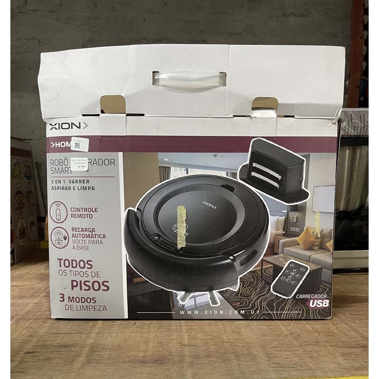 Aspiradora Robot Xion Smart con Control Remoto y Carga USB