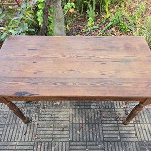 Mesa Antigua de Madera Pinotea Maciza - imagen 2