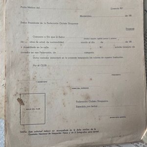 Estatuto y Renovación de Licencia de Corredores Ciclistas Uruguayos - imagen 7