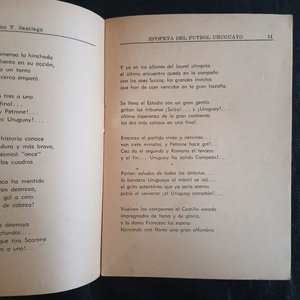 Libro "Cuaterno: Epopeya del Fútbol Uruguayo" de Máximo T. Santiago - imagen 5