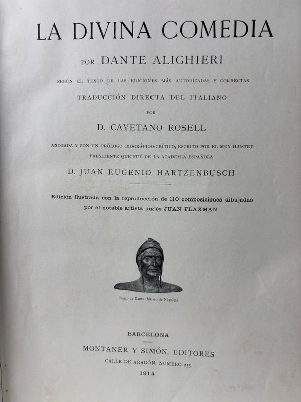 La Divina Comedia de Dante Alighieri, traducida directamente del italiano - imagen 2
