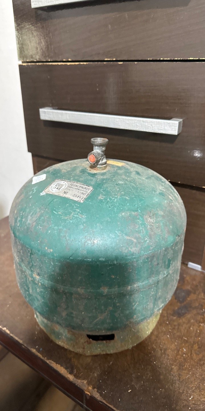 Garrafa de Gas Cilindro Verde