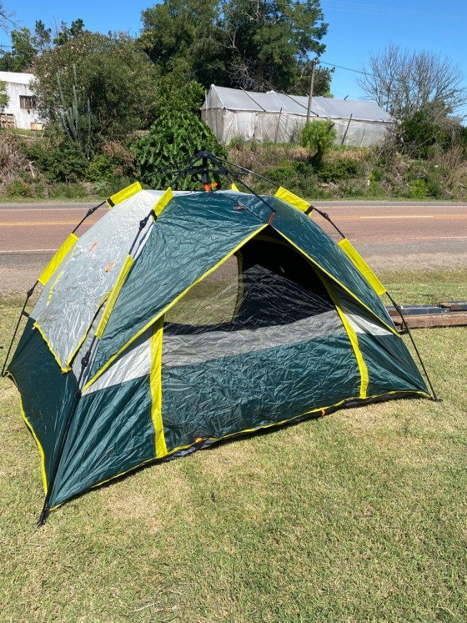 Carpa de Camping con Mosquetas y Doble Puerta - imagen 2