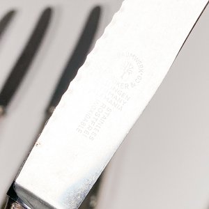 Juego de 8 Cuchillos de Mesa Antiguos "Rostfrei" - imagen 6