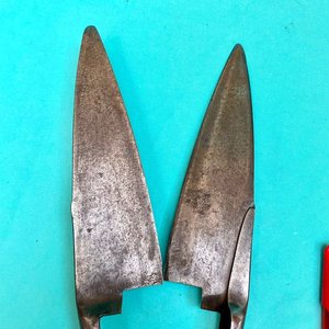 Antigua tijera de esquilar raro sello " COL. CUT. CO. MADE IN USA" ( Columbian Cutlery Company ) - imagen 3