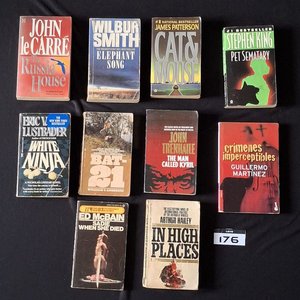 Lote de 10 Novelas de Ficción, Suspenso y Thriller en Inglés y Español - imagen 1