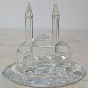 Pisapapeles Decorativo Cristal Swarovski Taj Mahal - imagen 2