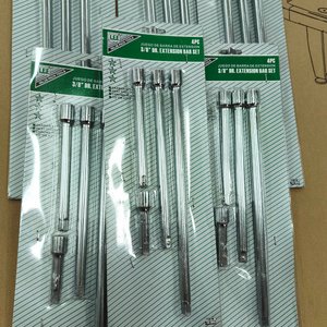 Juego de 6 Barras de Extensión para Llave de Tubo 3/8" Lee - imagen 2