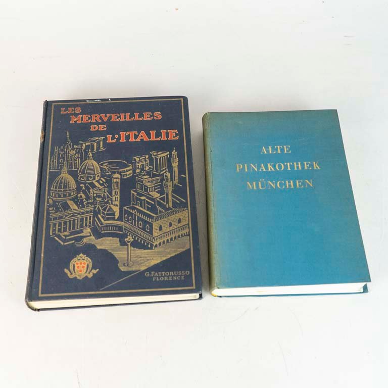 2 Libros de Arte: Pinacoteca de Múnich y Las Maravillas de Italia