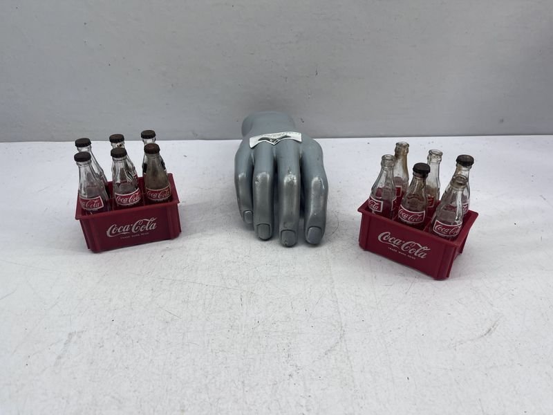 2 Mini Casilleros Coleccionables Coca-Cola con Botellas